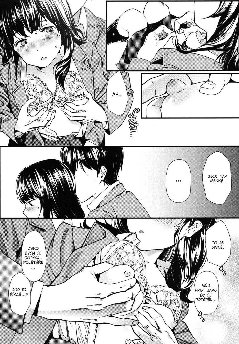 [Natsume Tsuna] Hijitsuzai Shounen Shoujo | False Reality, Boy & Girl (COMIC Koh 2017-10) [Czech] [Heart♥] [Digital] - Page 9