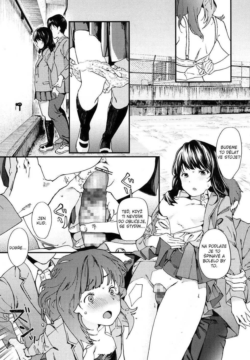 [Natsume Tsuna] Hijitsuzai Shounen Shoujo | False Reality, Boy & Girl (COMIC Koh 2017-10) [Czech] [Heart♥] [Digital] - Page 17