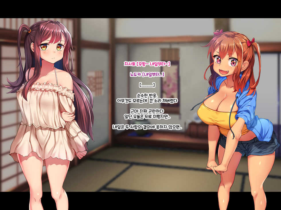 [Toriihime (Kokuu Rikishi)] Inaka ni Ittara Mucchiko Itoko o Haramasu Made Kaerenakunatta!! | 시골에 갔더니 무지한 사촌 자매를 임신시킬 때까지 돌아갈 수 없게 되었다!! [Korean] - Page 29