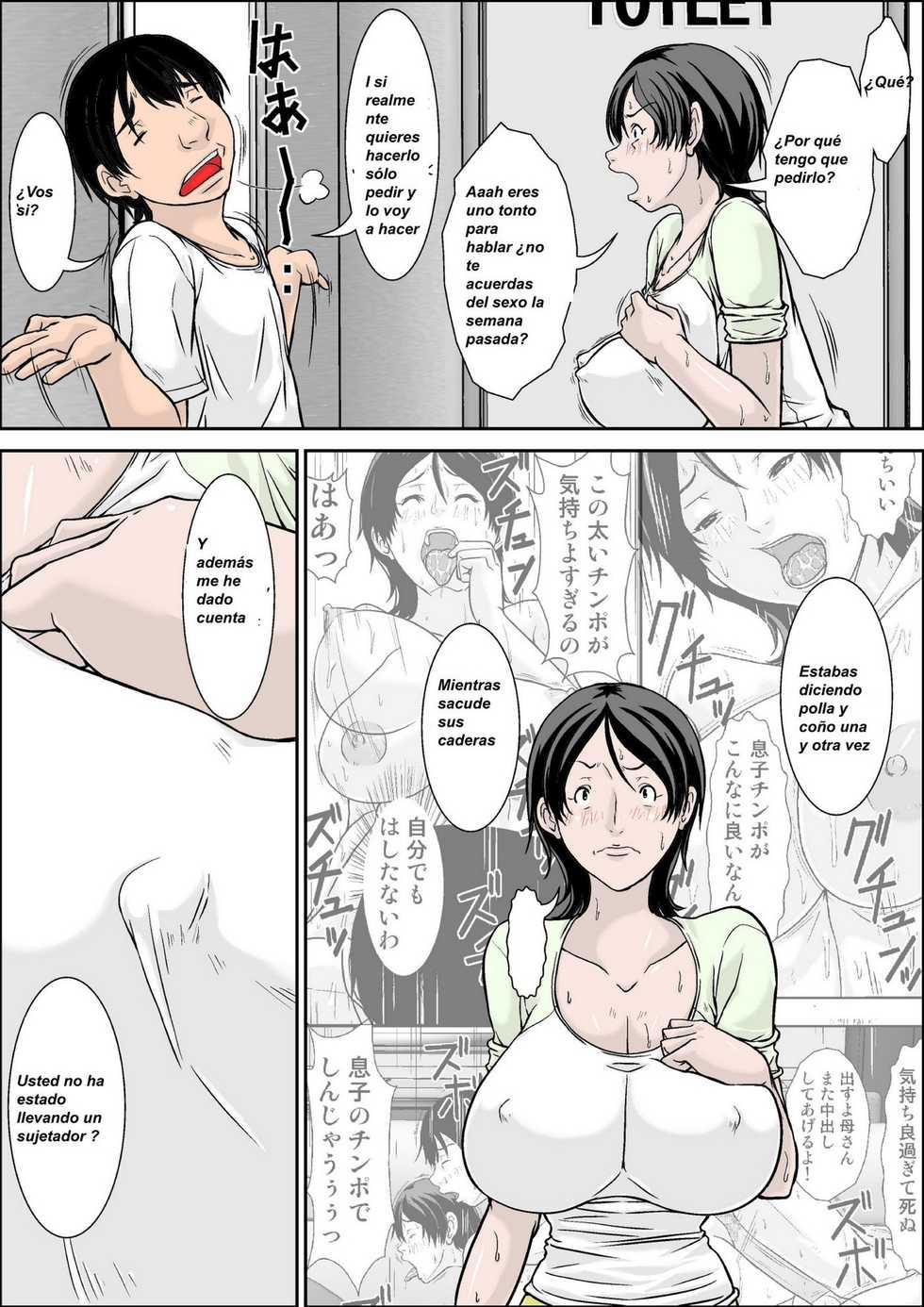 [Hoyoyodou] Kora! Anta Hahaoya o Kudoite Nani Shiyoutte Iu no! ~Hahaoya Hatsujou Hen~ Zenpen [Spanish] - Page 39