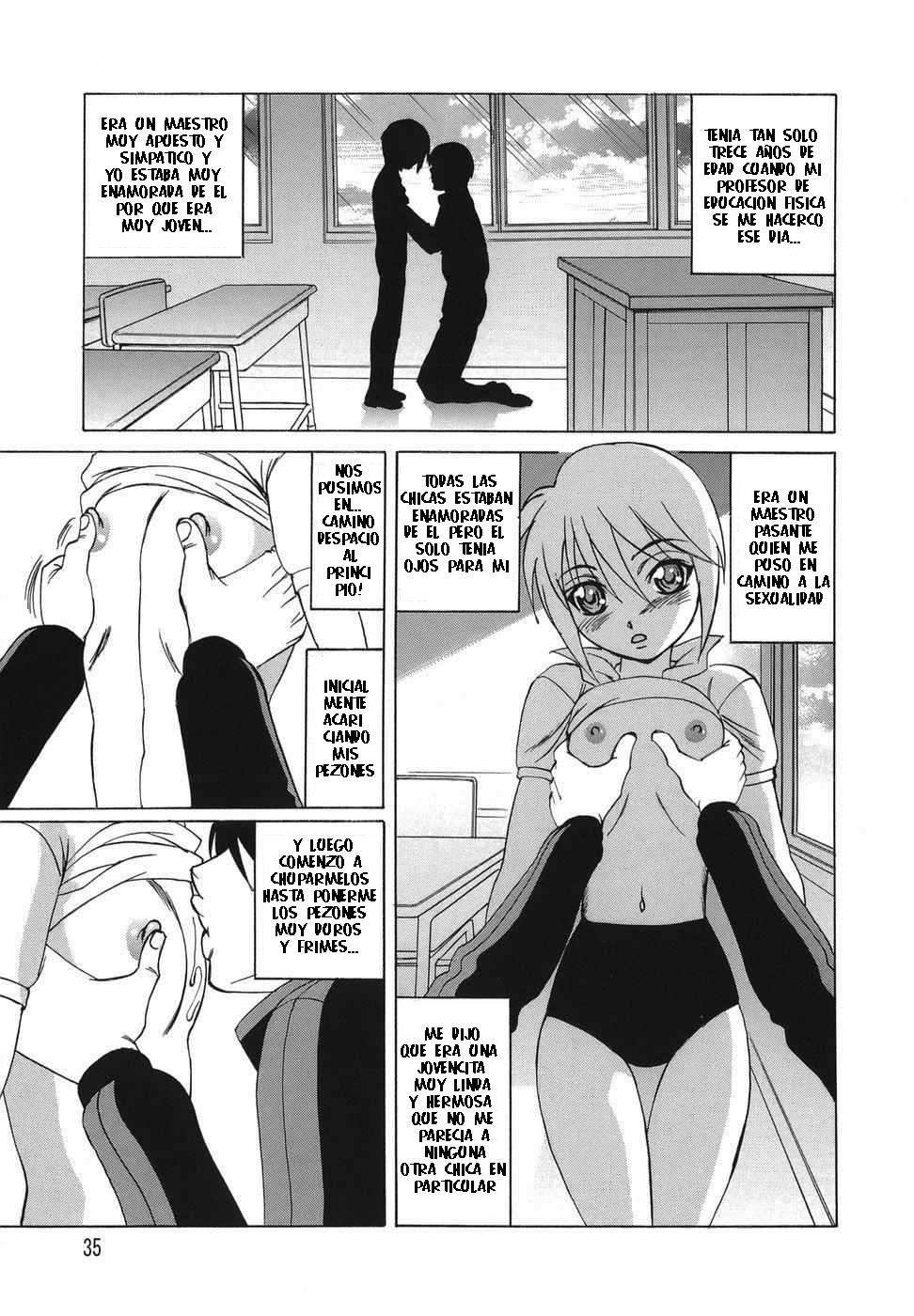 [Yamamoto Yoshifumi] Inransei Souseiji [Spanish] - Page 35