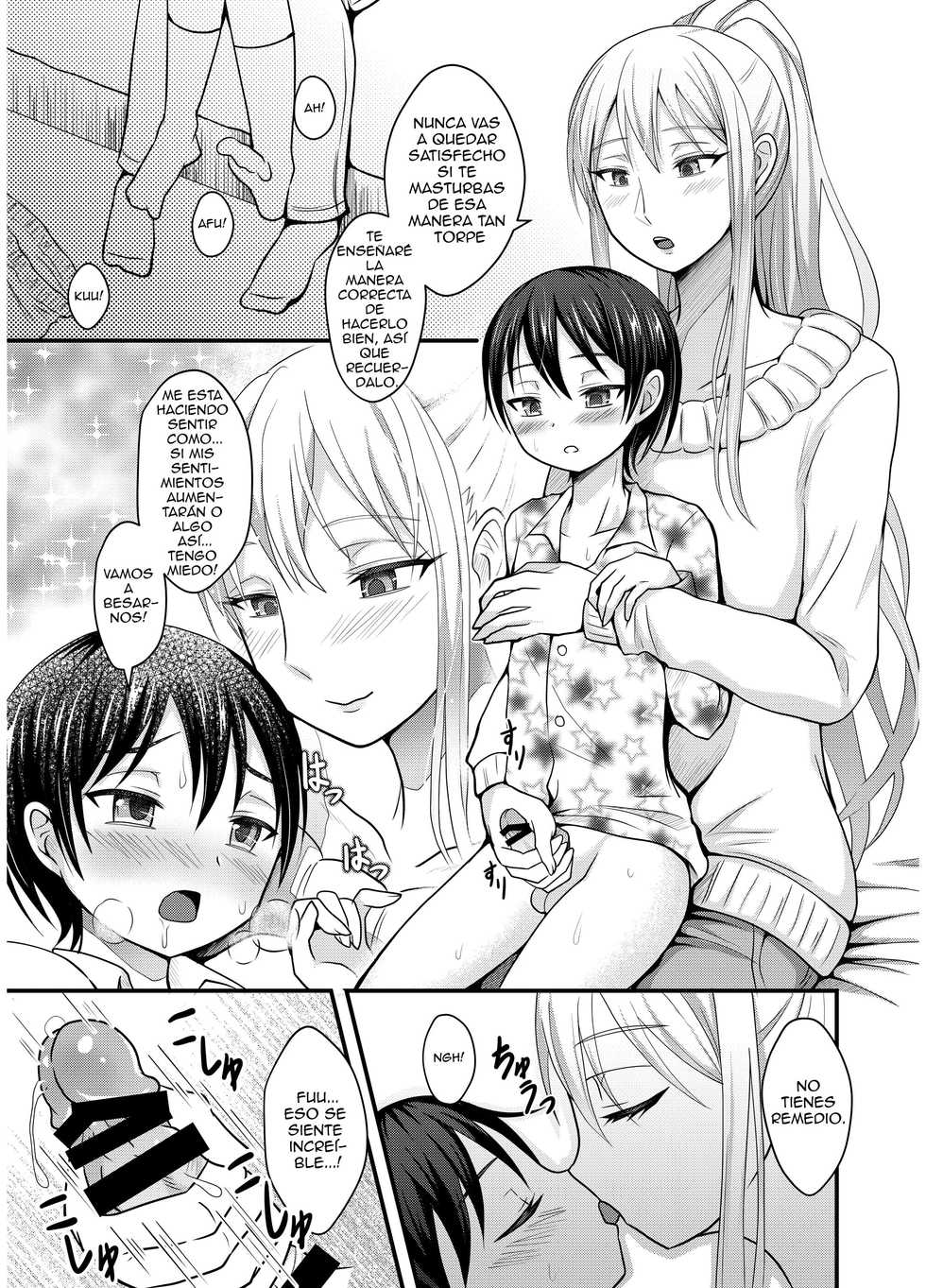 [Shikkoku no Voltecker (EGAMI)] Amaetagari na Otouto wa Onee-chan Banare ga Dekinai [Spanish] [Delnero] [Digital] - Page 4