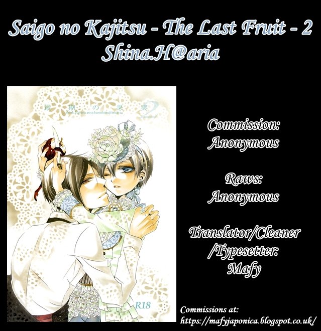 (CCOsaka92) [Aria (Himetsuka Shina)] Saigo no Kajitsu 2 | The Last Fruit 2 (Kuroshitsuji) [English] [Mafy] - Page 20