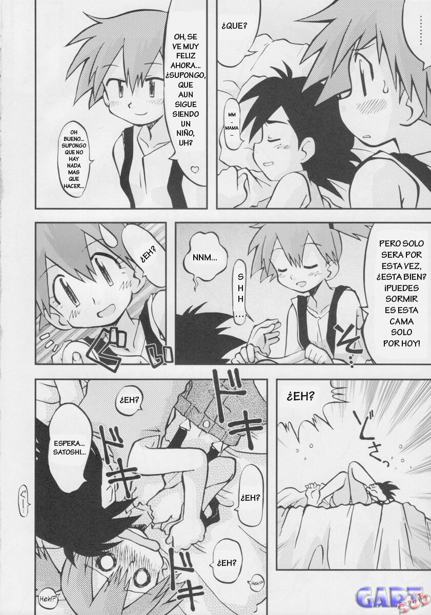 (Puniket 17) [Ukkaridou (Shimazu Isami)] Itsu mo Itsu demo Honki de Ikiteru (Pokémon) [Spanish] - Page 2