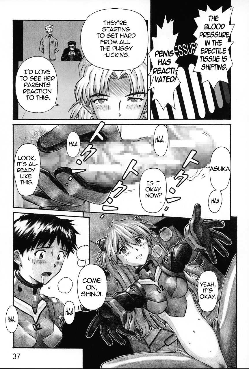 (C68) [TENGU NO TSUZURA (Kuro Tengu)] NERV no Ichiban Nagai Hi | NERV's Longest Day (Neon Genesis Evangelion) [English] =SSD= - Page 36