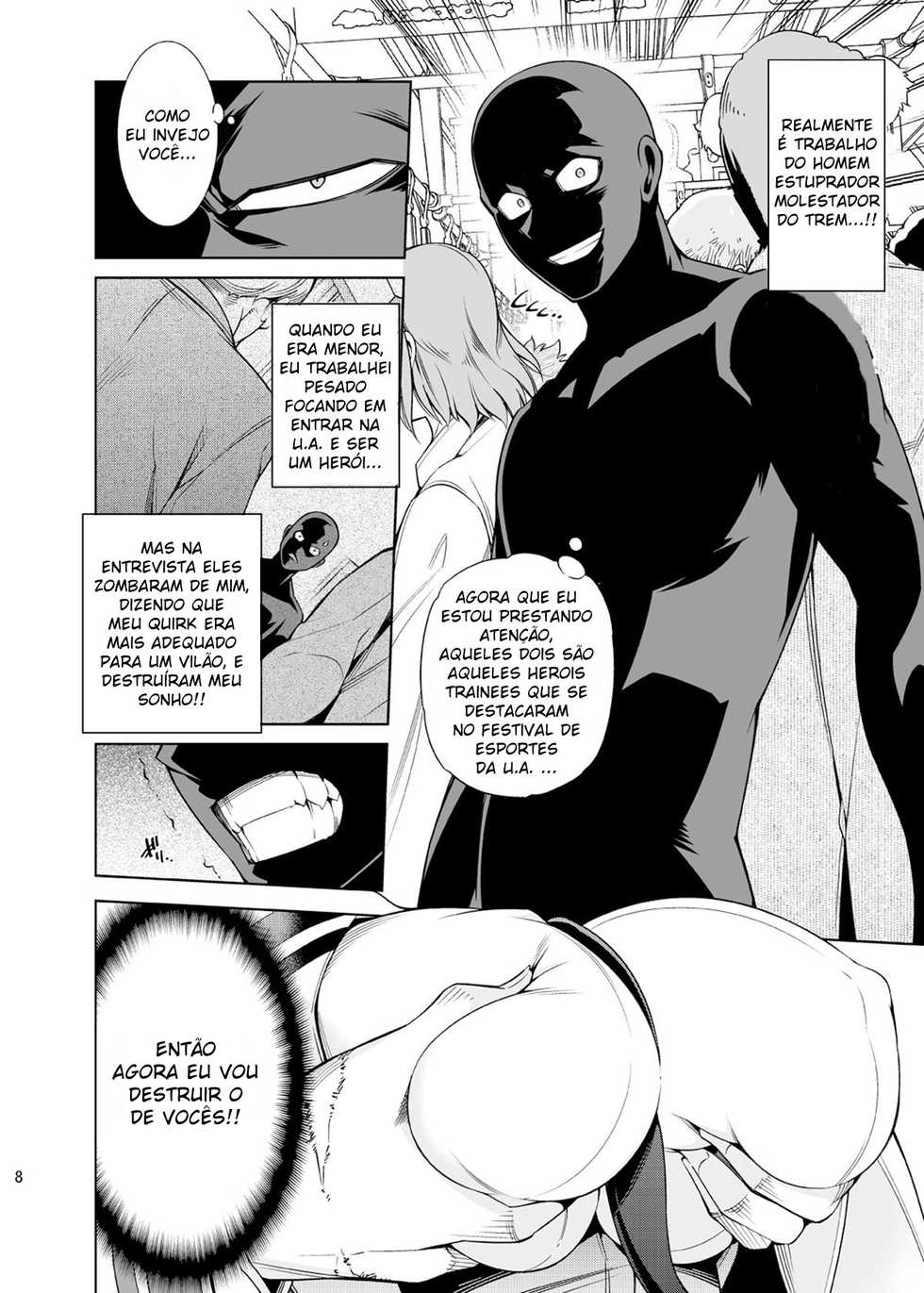 [OMEGA 2-D (Hibino Tomoki, Shima Seiryuu)] Koisuru Hyouketsu Girl (Boku no Hero Academia) [Portuguese-BR] [DiegoVPR] [Digital] - Page 7