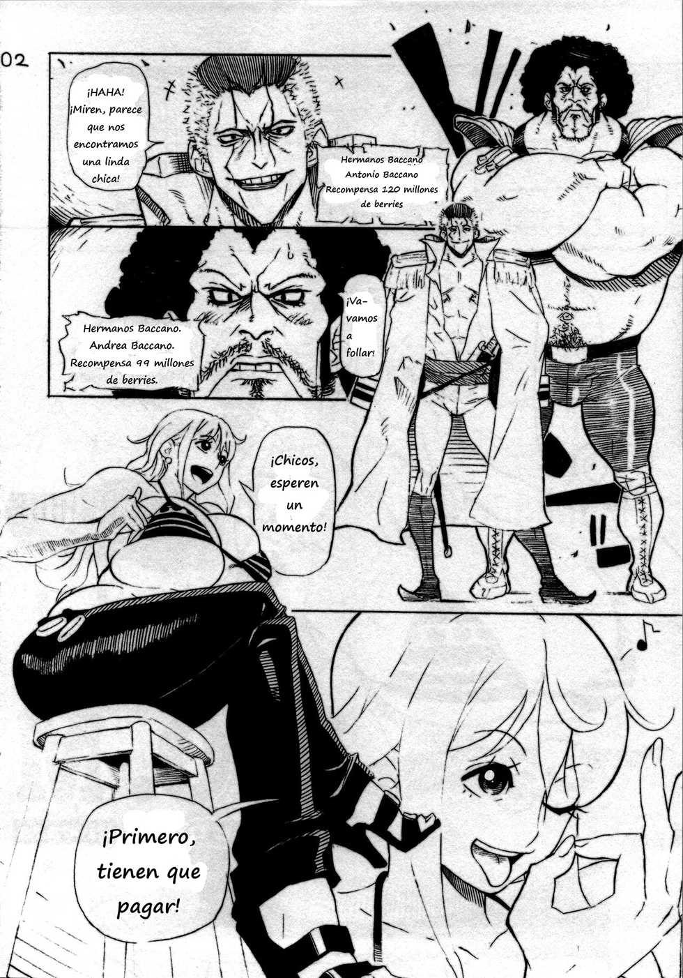 (C85) [Kocho Kocho Koukou (Bonten)] P.O.M (One Piece) [Spanish] - Page 3