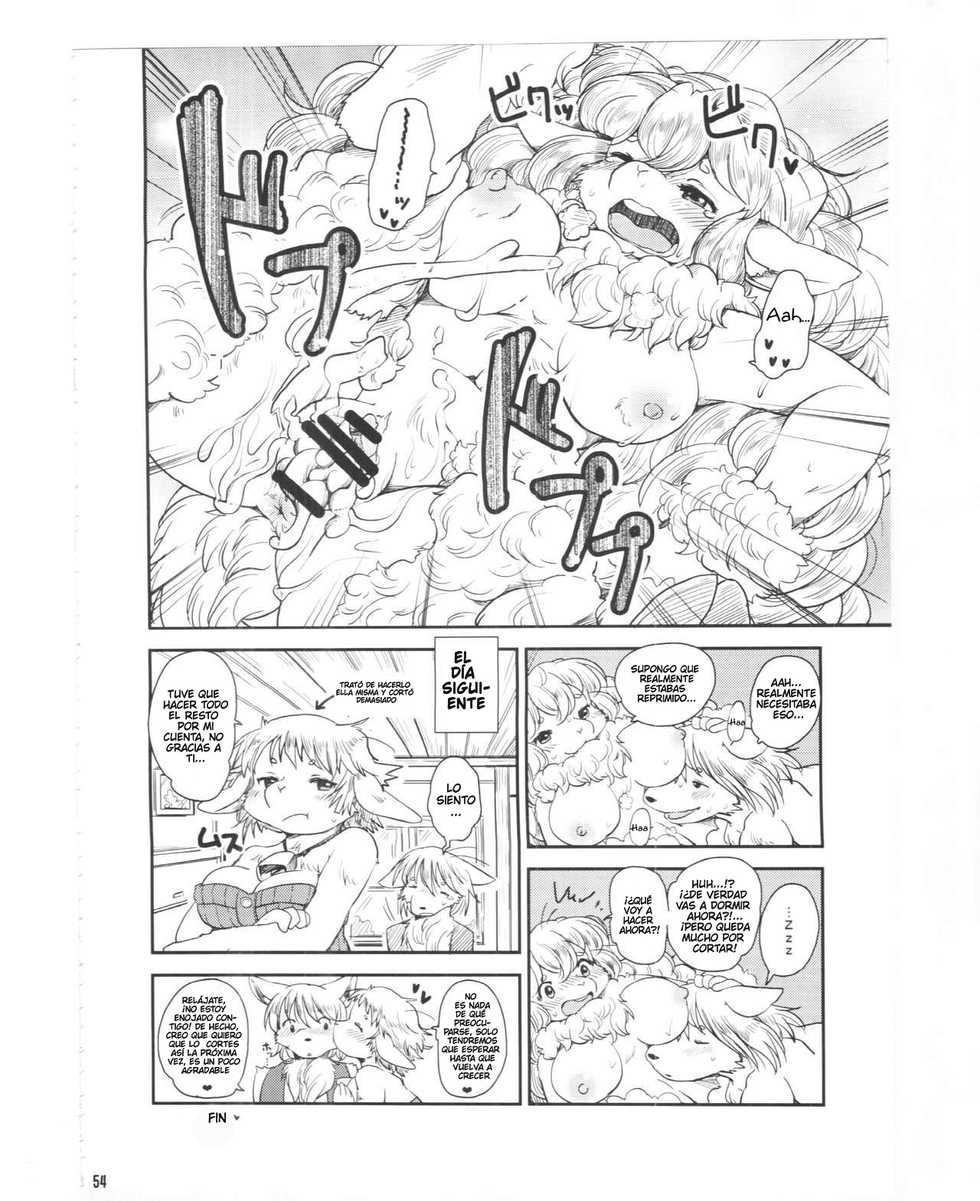 (C87) [Mayoineko (Setouchi Kurage)] Mofumofu Hitsuji Oku-san (Kemokko Lovers 5) [Spanish] - Page 4