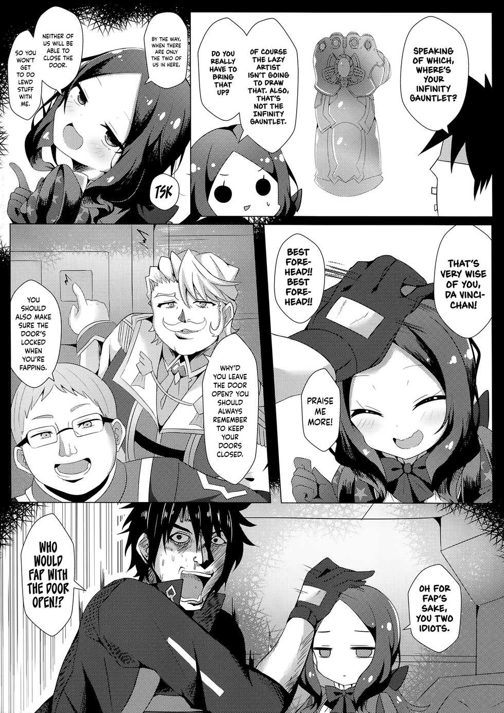 (FF35) [Shiki be careful (Shiki)] Chotto Iyarashiin dakedo Da Vinci no Odeko o Mita Toki Ore wa Kakin Shita!! (Fate/Grand Order) [English] {Hennojin} - Page 3