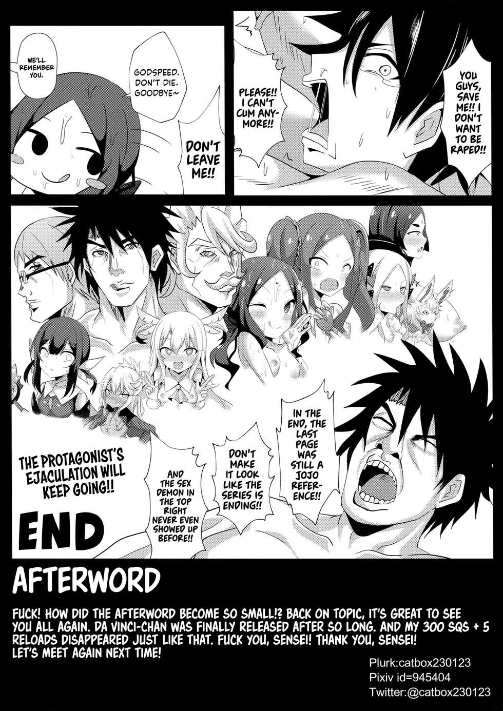 (FF35) [Shiki be careful (Shiki)] Chotto Iyarashiin dakedo Da Vinci no Odeko o Mita Toki Ore wa Kakin Shita!! (Fate/Grand Order) [English] {Hennojin} - Page 25