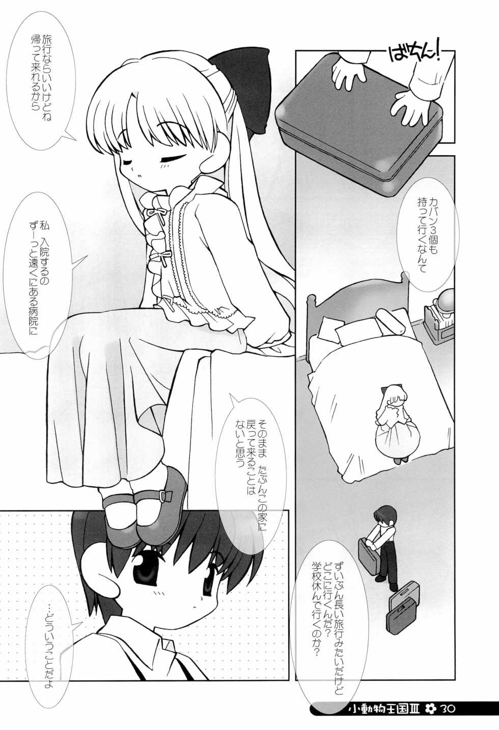 (C66) [Sadakichidou (Yamamoto Sadakichi)] little animal kingdom part III - Page 30