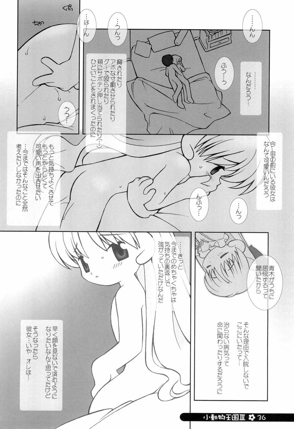(C66) [Sadakichidou (Yamamoto Sadakichi)] little animal kingdom part III - Page 36