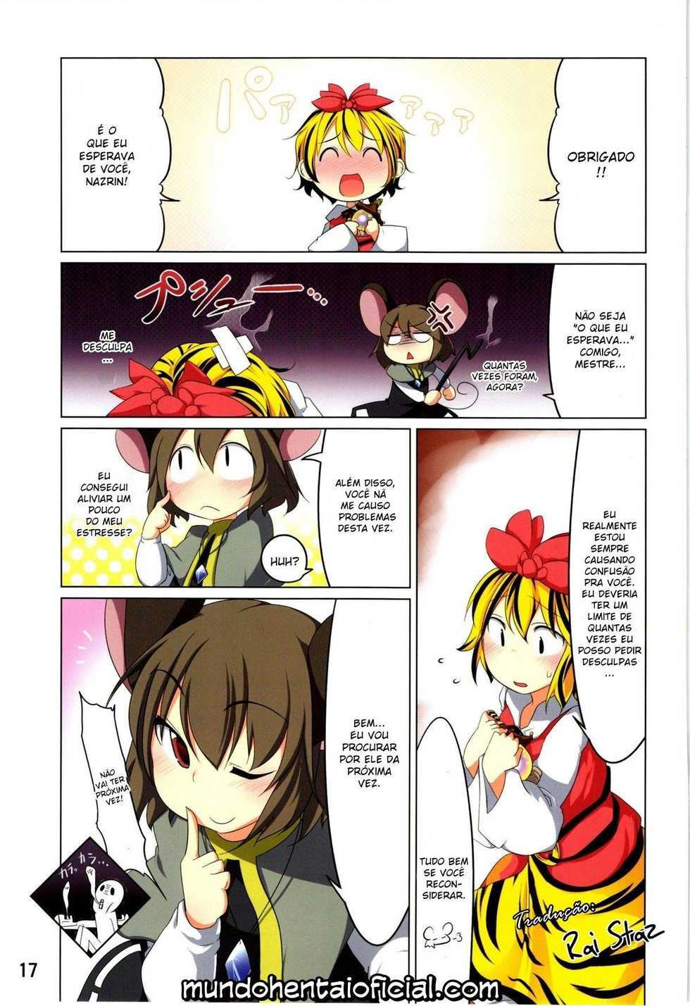 (Reitaisai 8) [Akikaze Asparagus (Aki)] Ichiri Hyakugai (Touhou Project) [Portuguese-BR] [Mundo Hentai] - Page 17