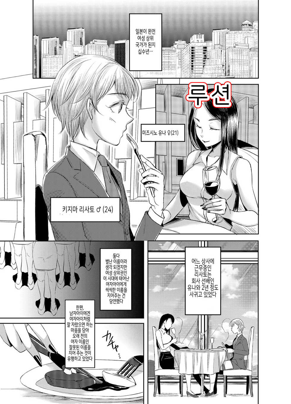 [Chijoku An (yk)] Joken Kokka ni Okeru Konin to Kazoku Seikatsu | 여성 상위 국가의 혼인과 가족생활 [Korean] - Page 2