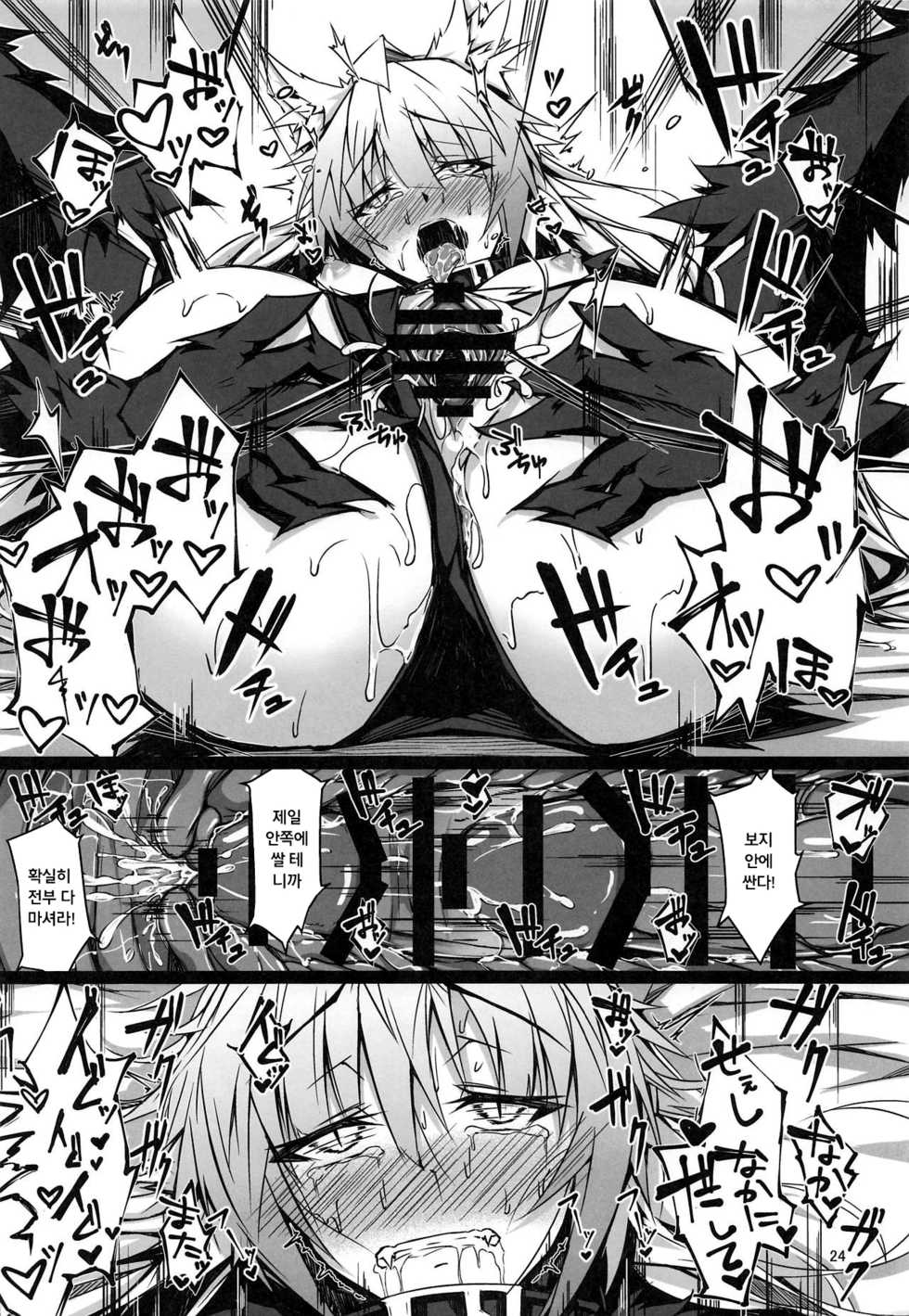 (C95) [eK-SHOP (Tsuizi)] Ryouken wa Mesuinu Rashiku | 사냥개는 암캐답게 (Fate/Grand Order) [Korean] - Page 23