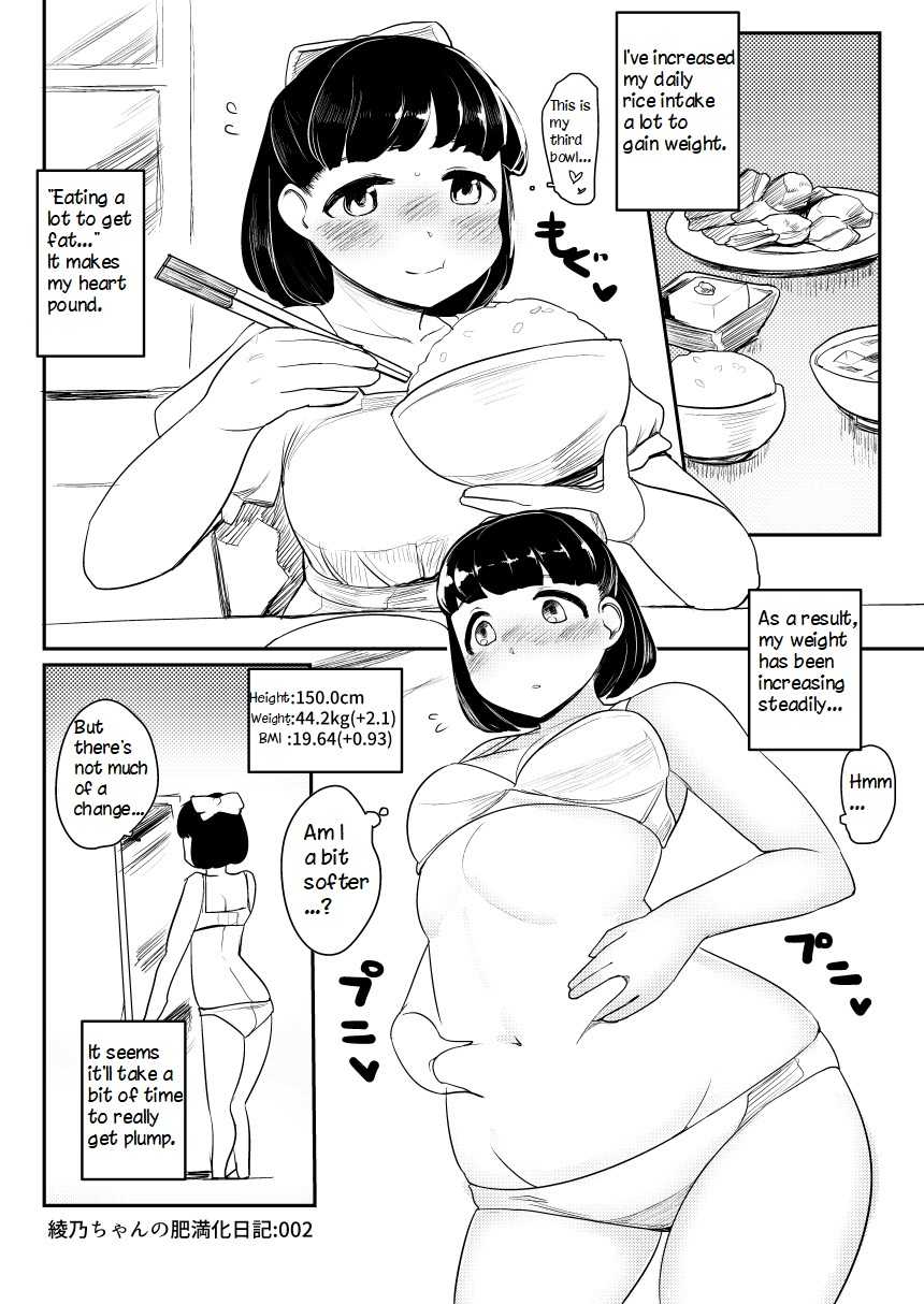 Ayano's Weight Gain Diary [English] - Page 2