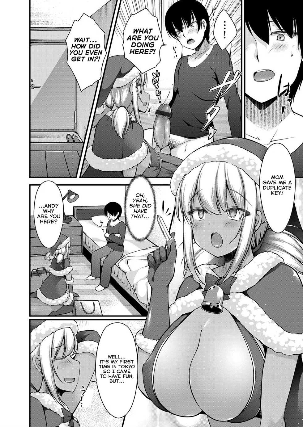 [Kotoba Ai] Inaka kara Oshikakete Kita Santa Cos Shita Kuro Gal JK na Imouto to Papakatsu Shite Shimatta Hanashi (COMIC Grape Vol. 74) [English] [Thennos Scans] - Page 2