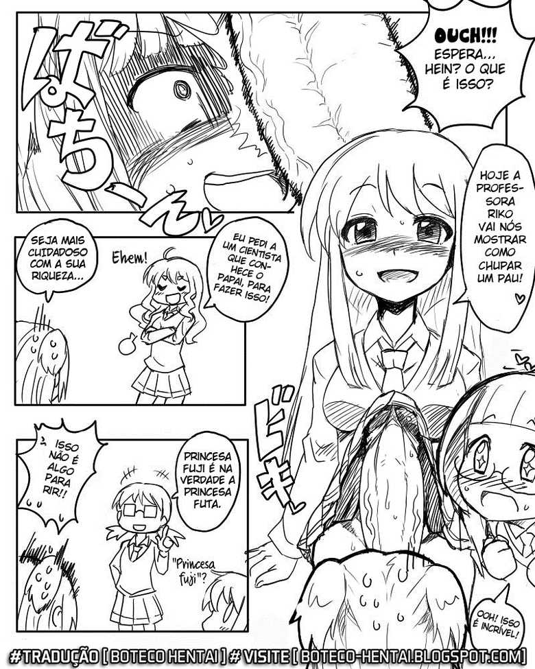 [Kitsune Tsuki] Chinpo Shaburi no Renai Kenkyuu (Love Lab) [Portuguese-BR] [Boteco Hentai] - Page 1