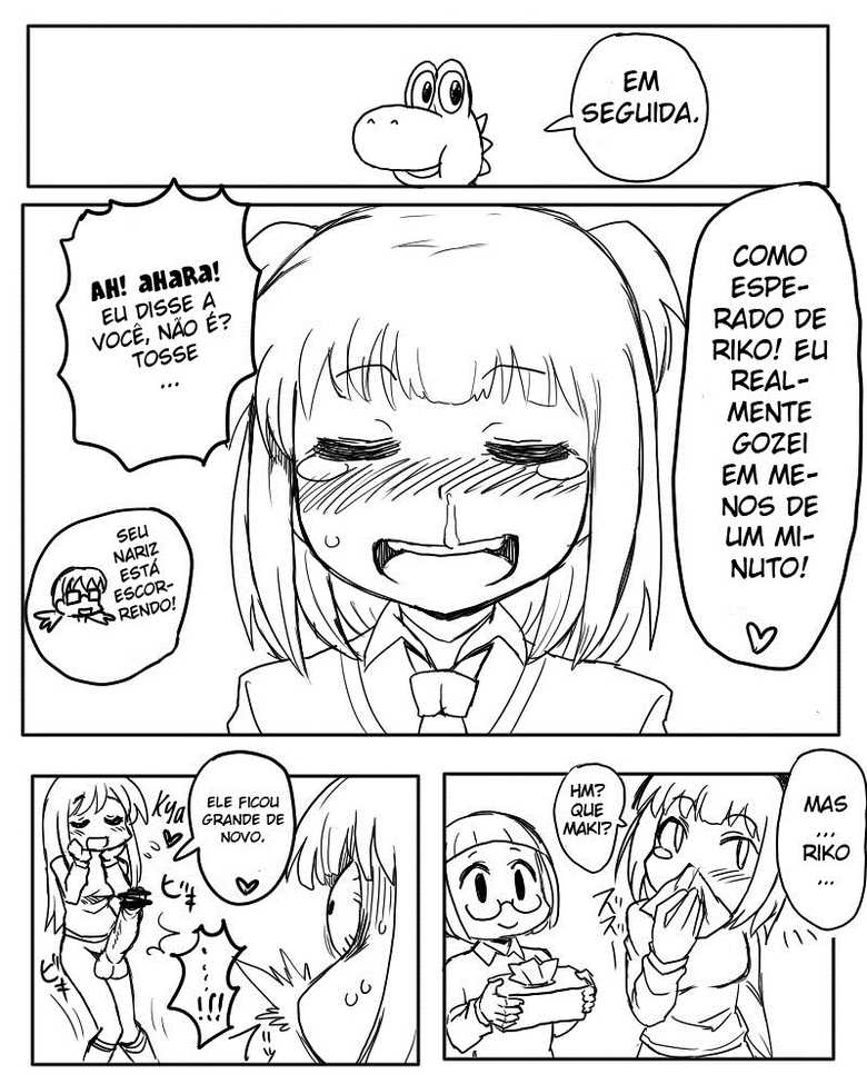 [Kitsune Tsuki] Chinpo Shaburi no Renai Kenkyuu (Love Lab) [Portuguese-BR] [Boteco Hentai] - Page 8