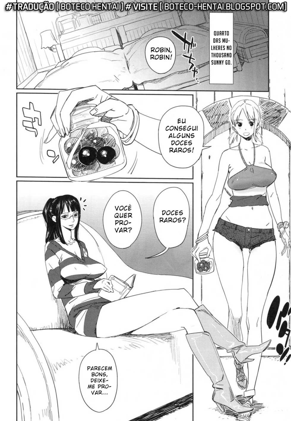 [Abradeli Kami (Bobobo)] Chotto Matte to Iwaretatte (One Piece) [Portuguese-BR] [Boteco Hentai] [2010-02] - Page 4