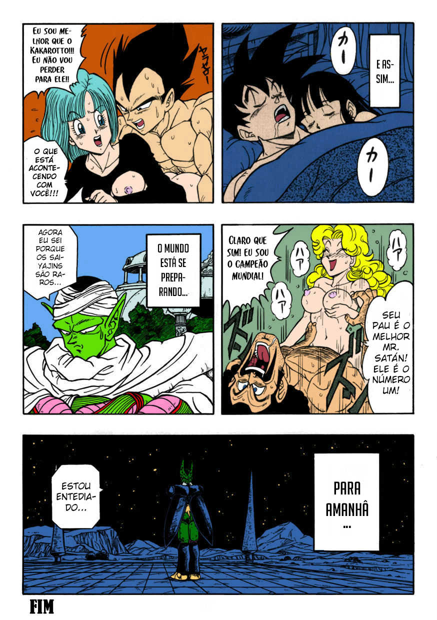 [Rehabilitation (Garland)] DRAGONBALL H Bessatsu Soushuuhen (Dragon Ball Z) [Portuguese-BR] [Boteco Hentai] [Colorized] [Incomplete] - Page 19