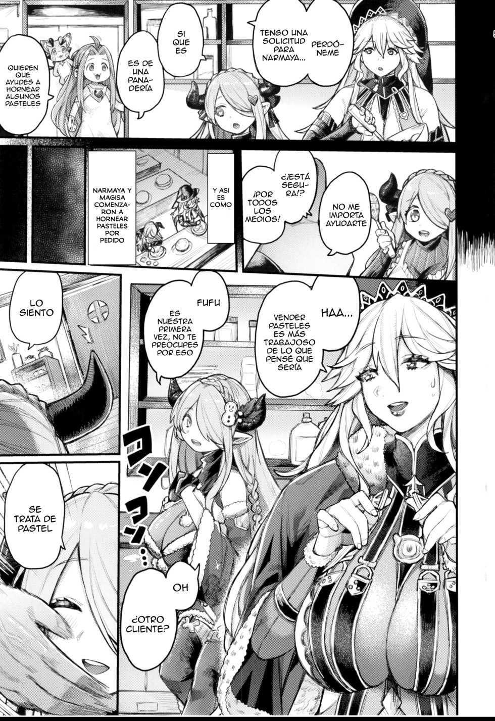 [Keoya (Keoya)] Majo to Chouchou to Chocolate (Granblue Fantasy) [Spanish] - Page 5