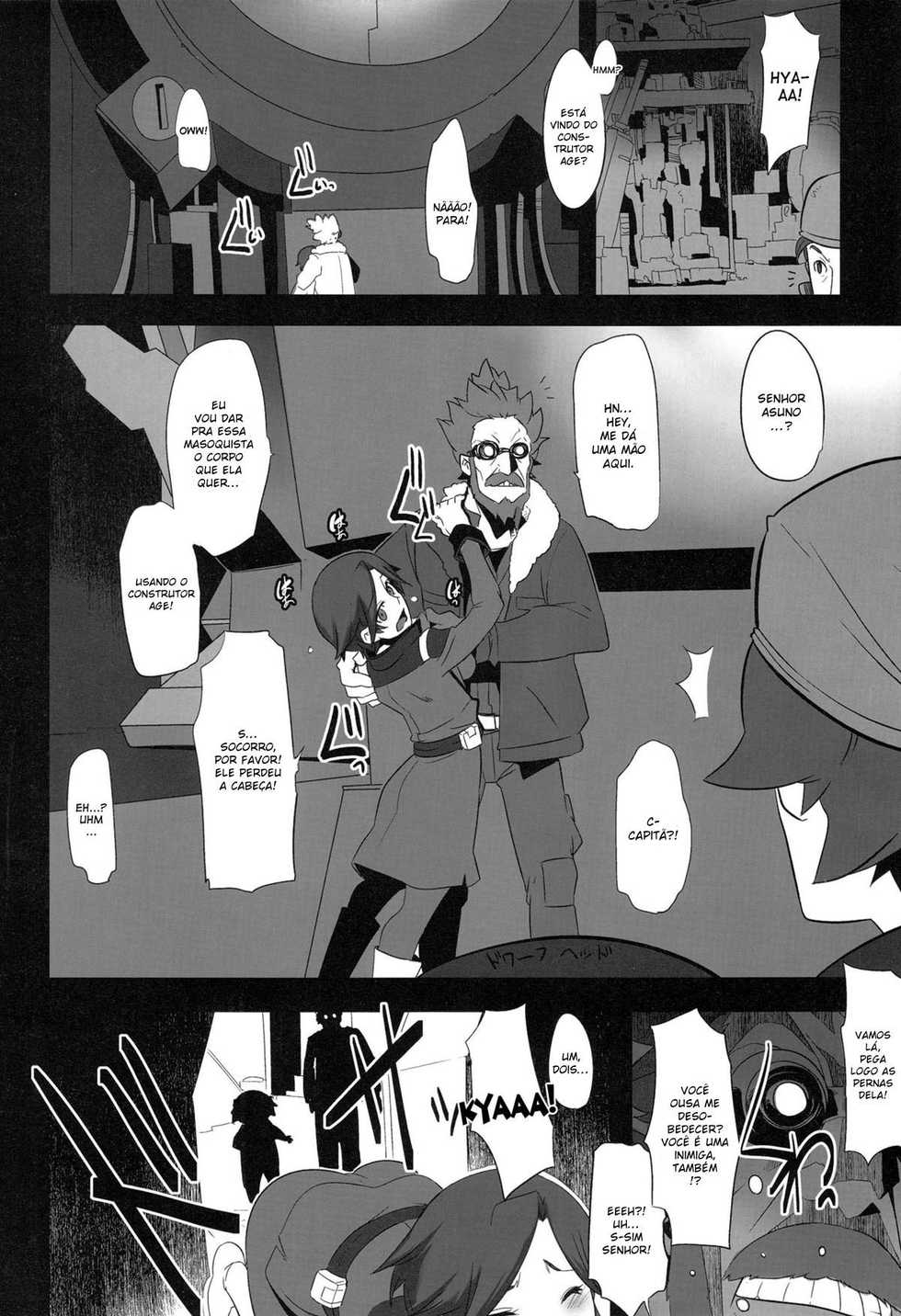 (C82) [Da Hootch (ShindoL)] DAME Kanchou (Gundam AGE) [Portuguese-BR] [Mundo Hentai] - Page 20