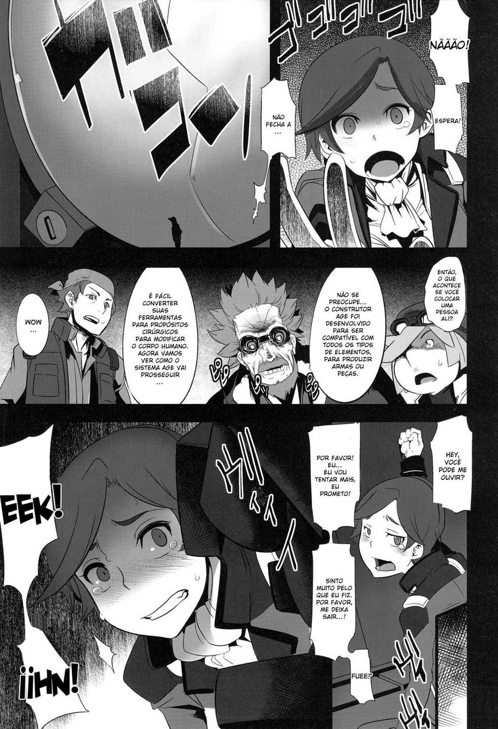 (C82) [Da Hootch (ShindoL)] DAME Kanchou (Gundam AGE) [Portuguese-BR] [Mundo Hentai] - Page 21