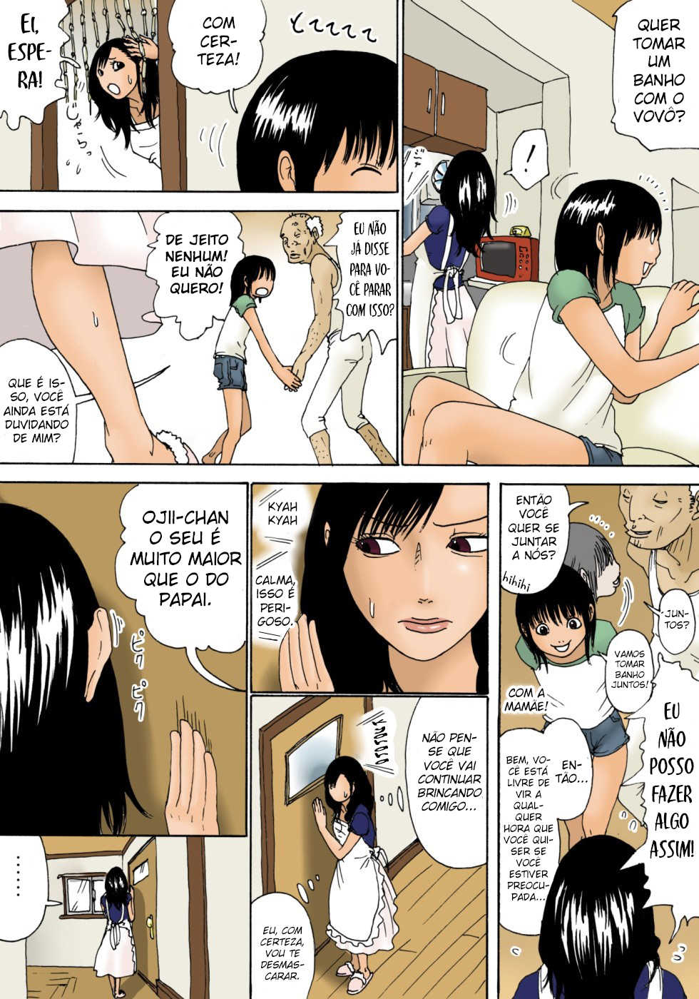 [Kiyokawa Zaidan (Kiyokawa Nijiko)] Ojii-chan to wa Haiccha Dame yo! | Você não pode fazer isso com o vovô! [Portuguese-BR] [Boteco Hentai] - Page 5