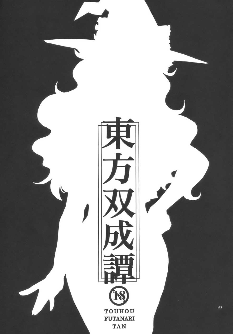 (C77) [Zipper Wrist (Eguchi)] Touhou Futanari-tan (Touhou Project) - Page 3