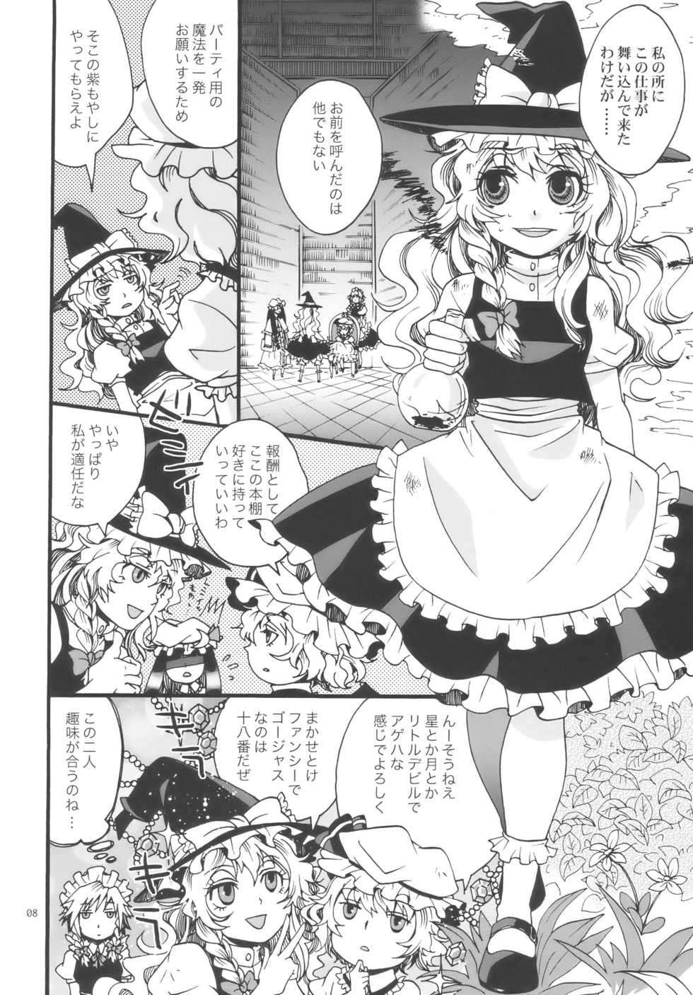 (C77) [Zipper Wrist (Eguchi)] Touhou Futanari-tan (Touhou Project) - Page 8