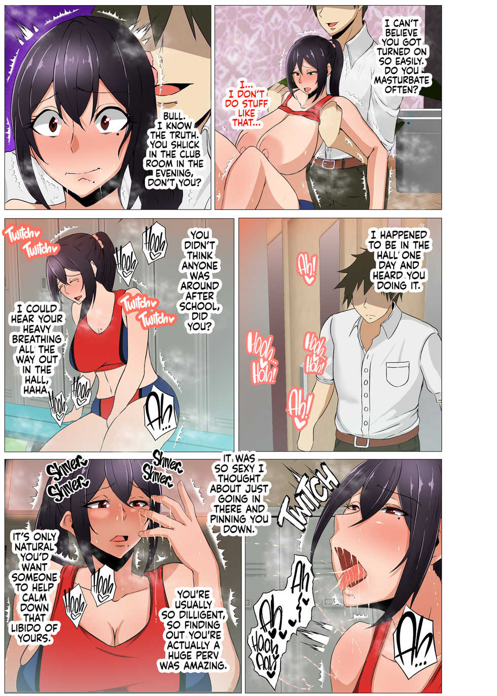 [KAZAMA DoJo (Mucc)] Rikujoubu no Otonashii Senpai no Yowami o Nigitta | The Track and Field Ace's Dark Secret [English] [Digital] - Page 17