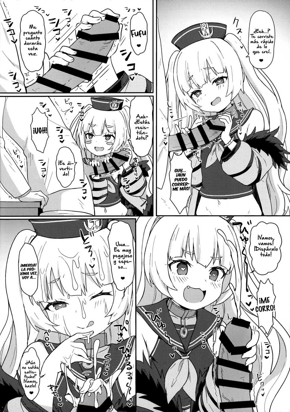 [Wasabi Mochi (Momosawa)] Bache ni Bacchiri Omakase! - ¡Déjaselo todo a Bache! (Azur Lane) [Spanish] [Dou-Hen EX] - Page 5