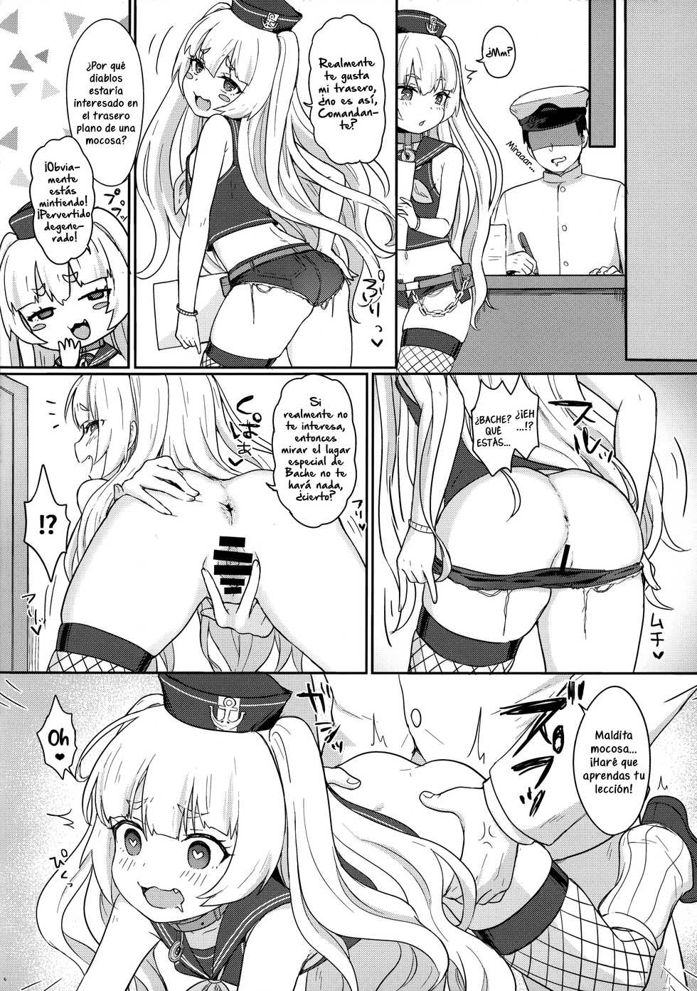 [Wasabi Mochi (Momosawa)] Bache ni Bacchiri Omakase! - ¡Déjaselo todo a Bache! (Azur Lane) [Spanish] [Dou-Hen EX] - Page 7