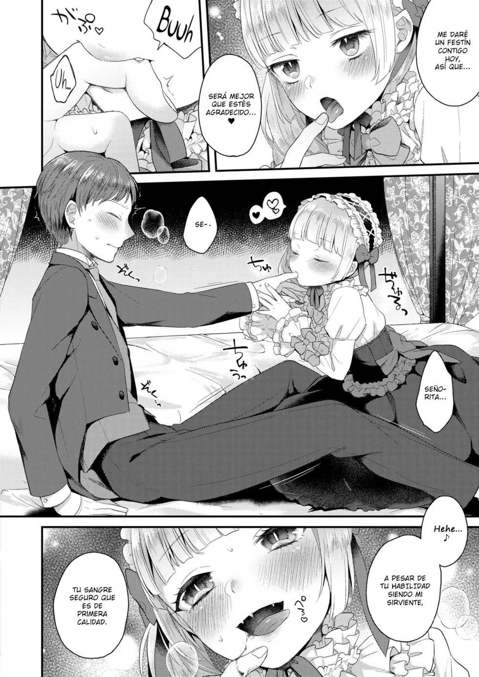 [majoccoid] Yamiyo no Yakata no Vampire (COMIC Megastore Alpha 2017-11) [Spanish] {Axelerator} [Digital] - Page 4