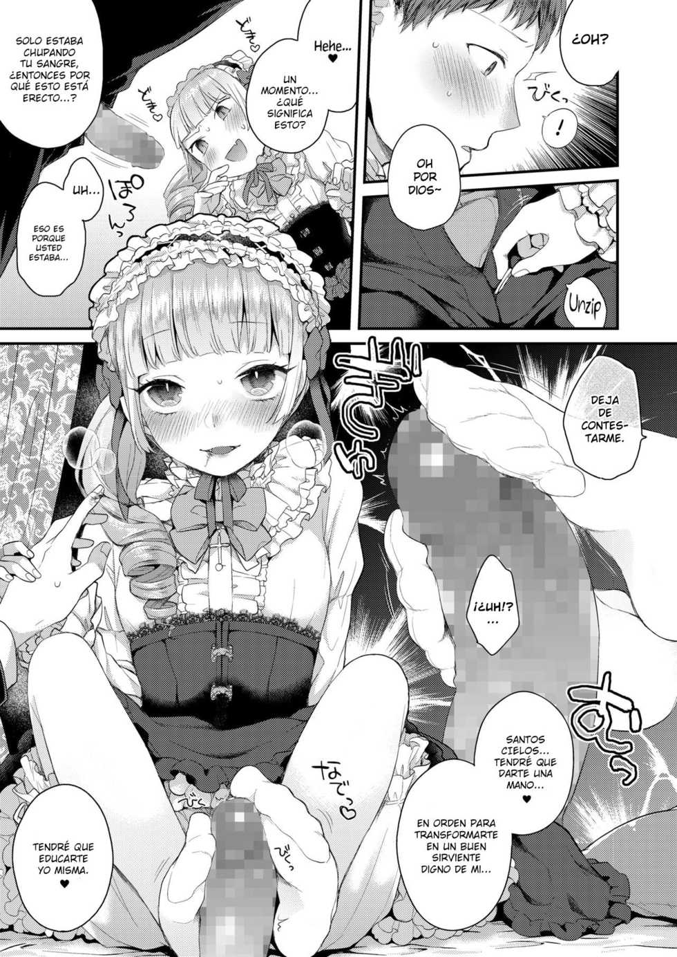 [majoccoid] Yamiyo no Yakata no Vampire (COMIC Megastore Alpha 2017-11) [Spanish] {Axelerator} [Digital] - Page 5