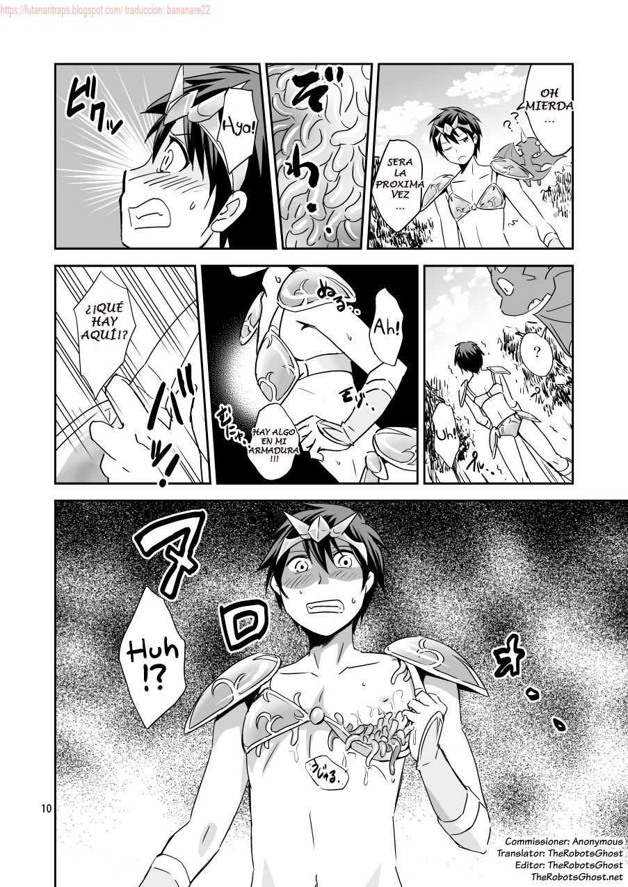 [Ponkotsu-ki (Wakasou)] Ore no Bikini Armor no Naka ga Hen desu! [Spanish] {futatrapsFT} [Digital] - Page 9