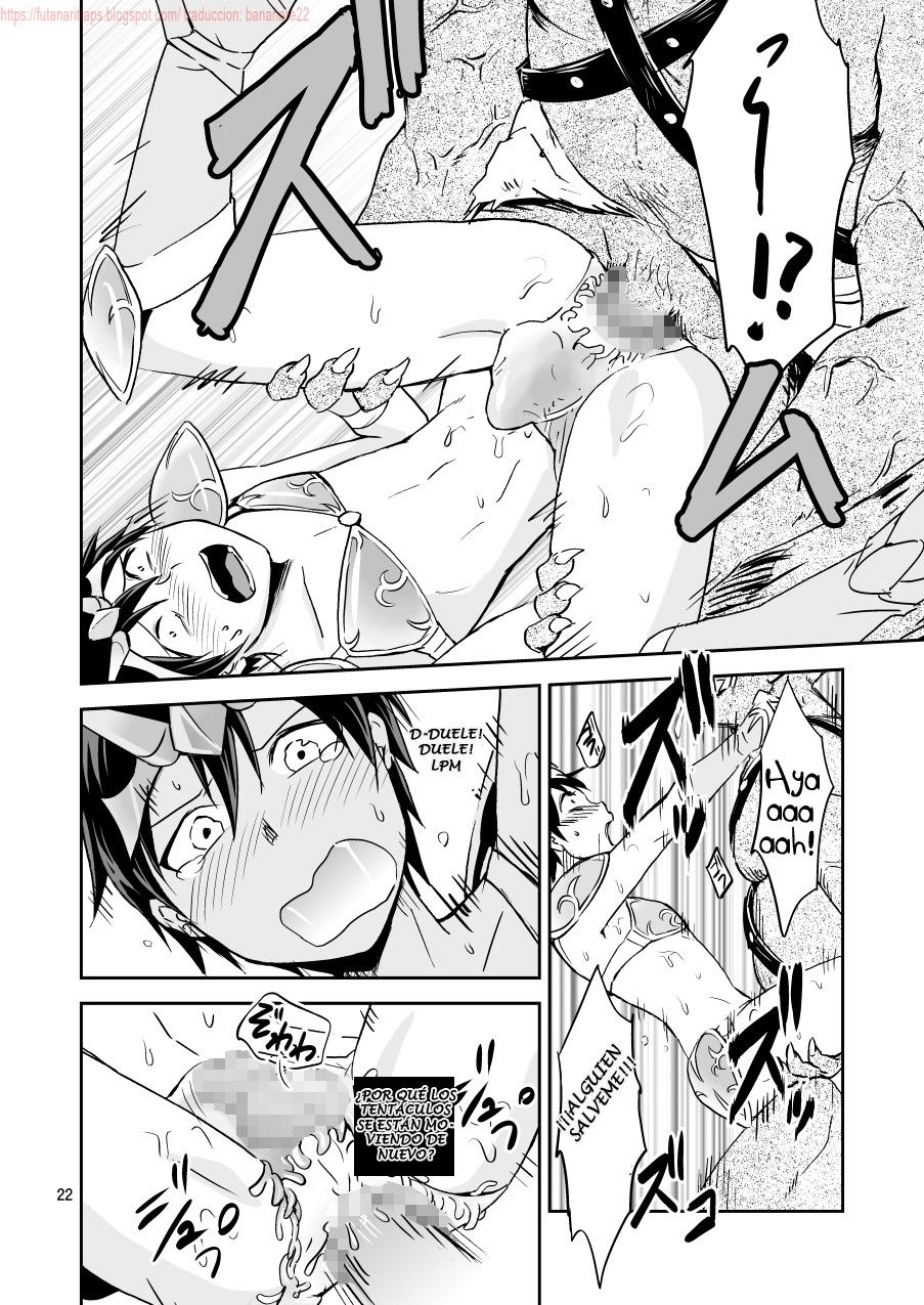 [Ponkotsu-ki (Wakasou)] Ore no Bikini Armor no Naka ga Hen desu! [Spanish] {futatrapsFT} [Digital] - Page 21