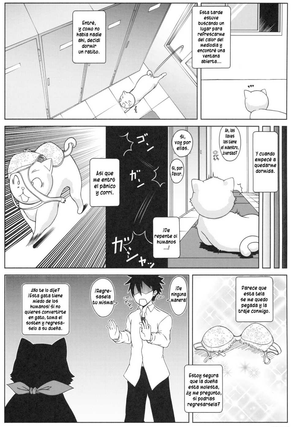 [SQUEEZE!! (Oboro)] Itazura Nyanko! (Nyan Koi!) [Spanish] [BloodHunter] - Page 4
