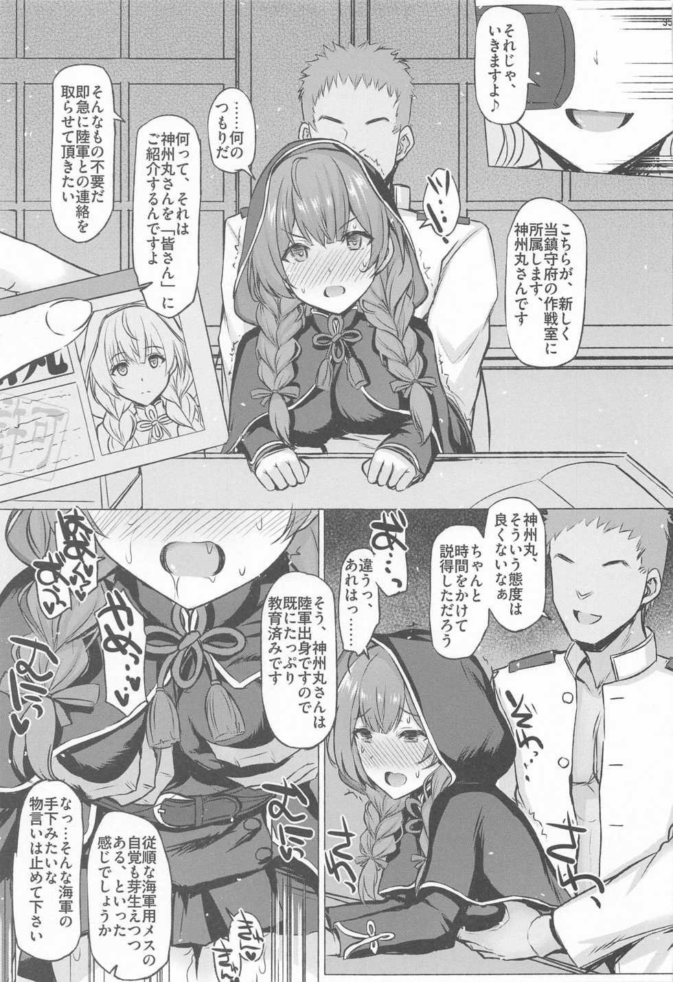 (COMIC1 BS-sai Special) [Inst (Interstellar)] The Birds Pt.1 (Kantai Collection -KanColle-) - Page 34