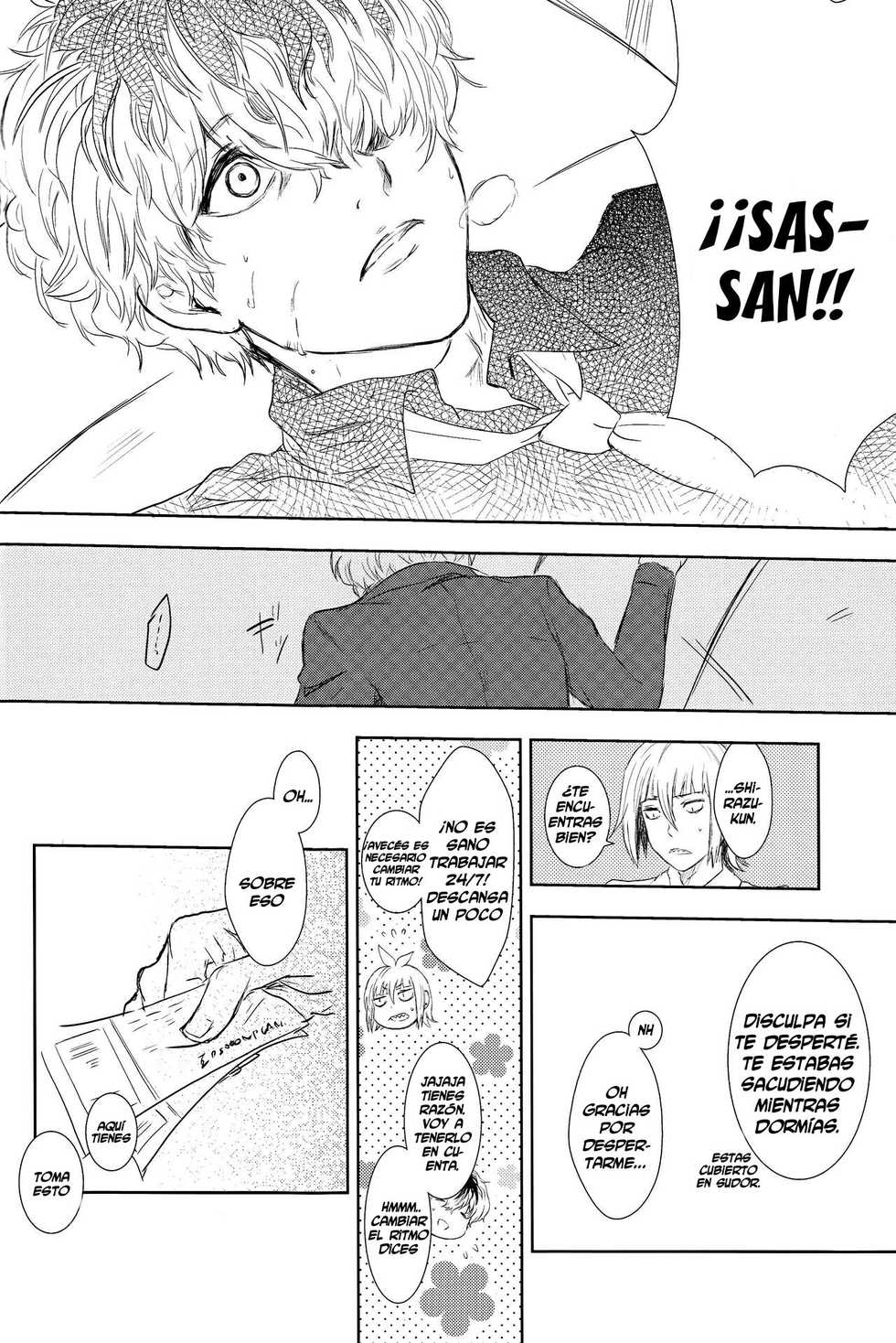 (C89) [Somnium (Kisaragi Ao)] Innocent Blue - Before Sunrise (Tokyo Ghoul) [Spanish] {@Yahikodfotaku} - Page 15