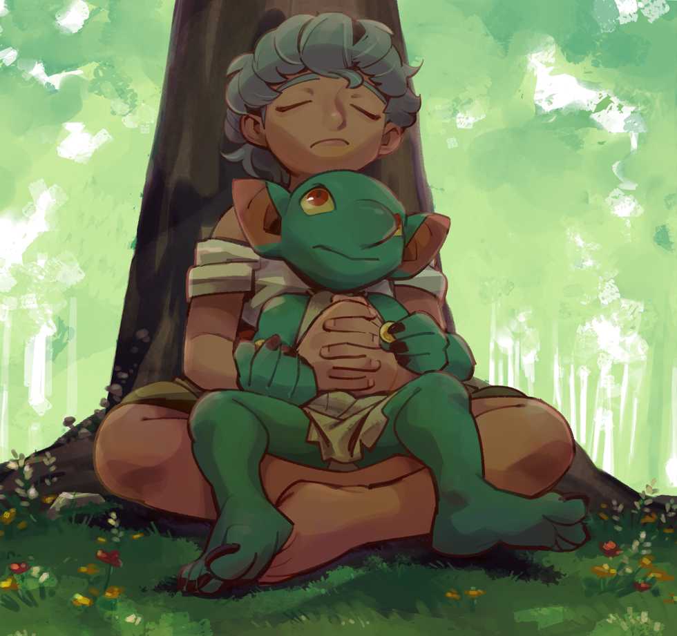 [Komeko] Different language futanari ♀ x goblin ♂ - Page 14