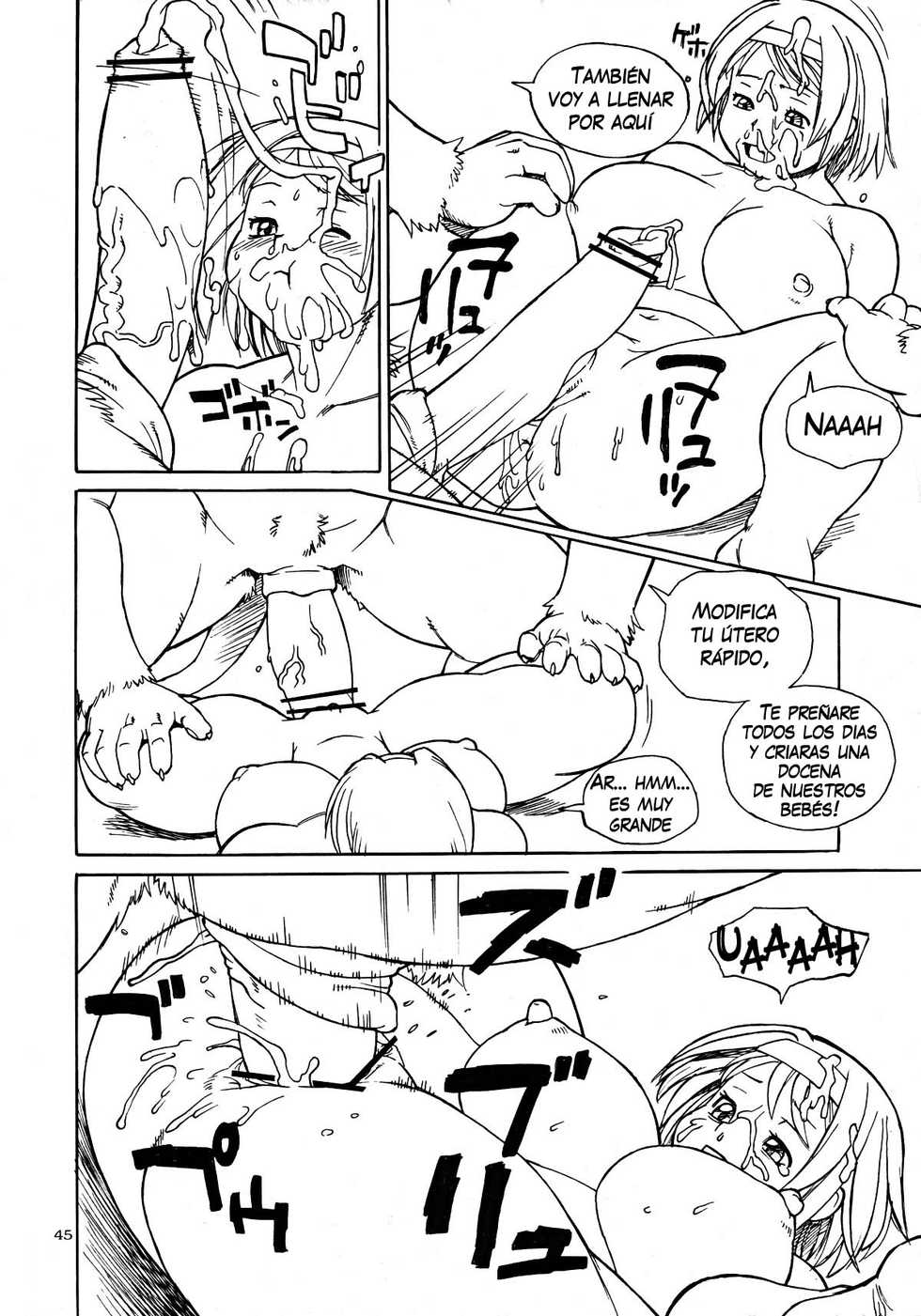 (C73) [TEAM SHUFFLE (TRUMP)] An Imperfect Team (Kemono no Sho Juuyon - Book of The Beast 14) [Spanish] [Red Fox Makkan] - Page 33