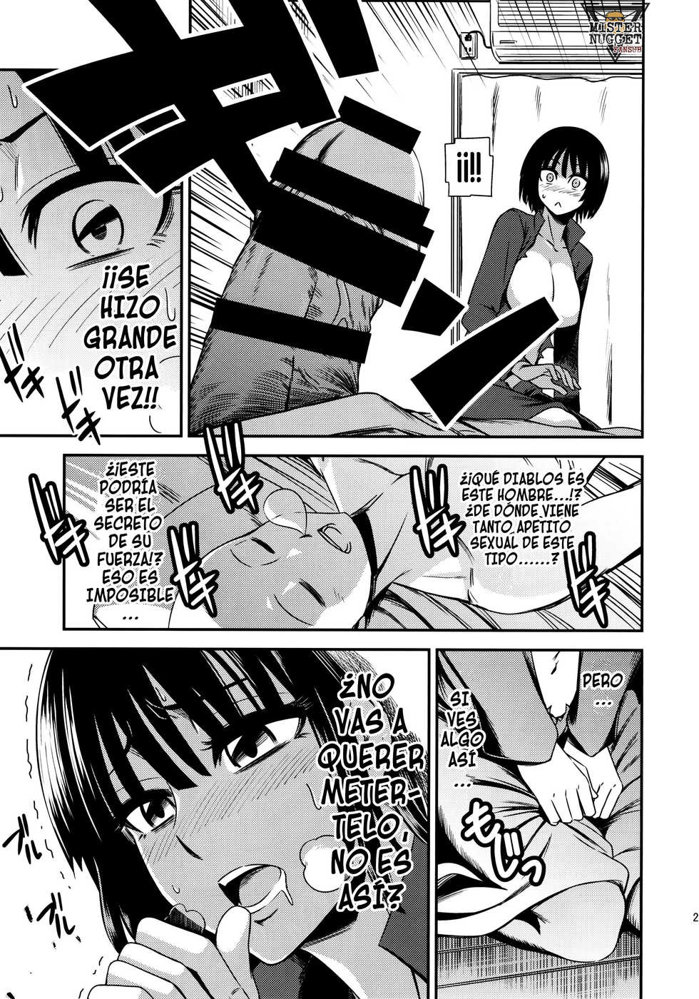 (C86) [Kiyosumi Hurricane (Kiyosumi Hurricane)] ONE-HURRICANE - Seiyoku no Fubuki (One Punch Man) [Spanish] [Mr. Nugget] - Page 22