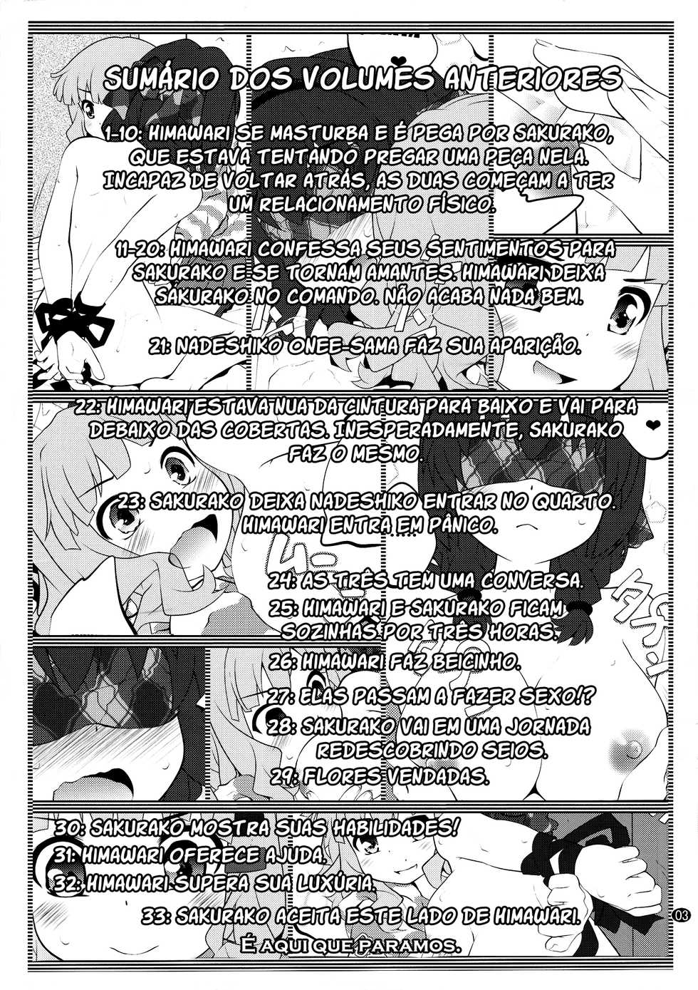 (GirlsLoveFestival 17) [Purimomo (Goyac)] Himegoto Flowers 10 (YuruYuri) [Portuguese-BR] [S2Yuri] - Page 3