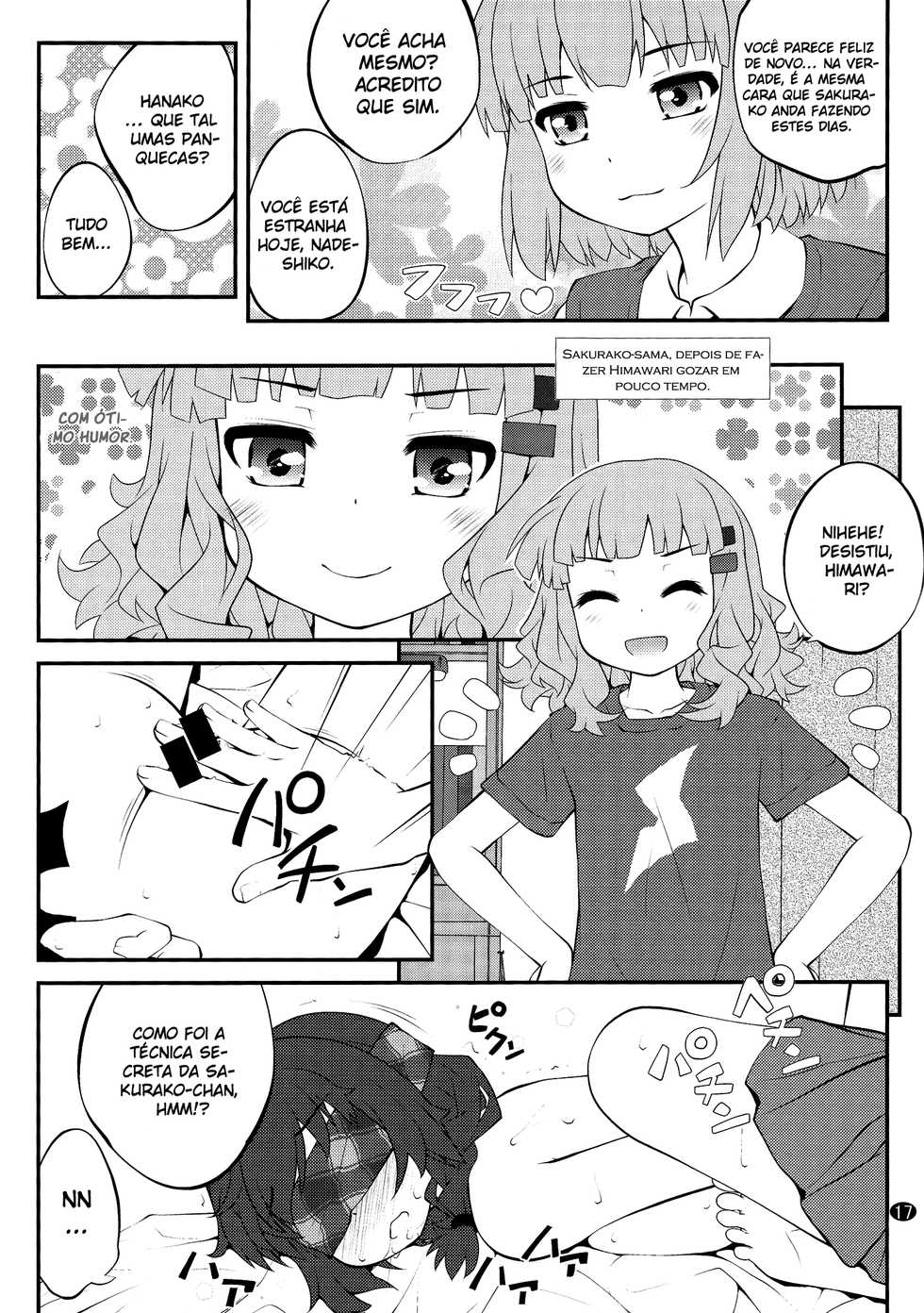(GirlsLoveFestival 17) [Purimomo (Goyac)] Himegoto Flowers 10 (YuruYuri) [Portuguese-BR] [S2Yuri] - Page 17