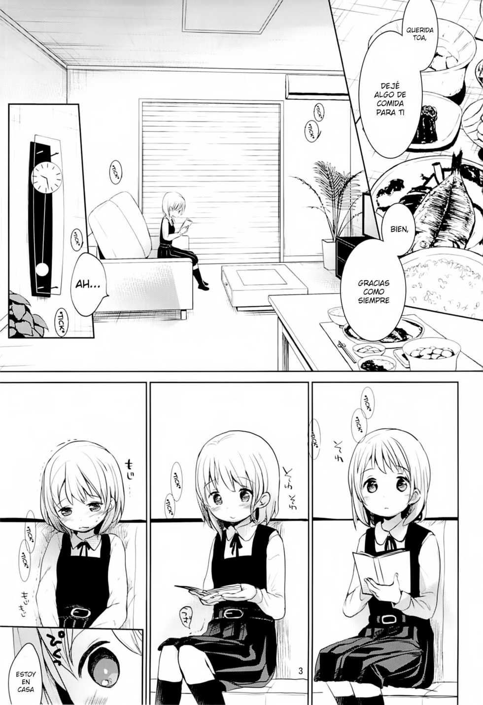 (C89) [Okadatei (Okada Kou)] Musume no Seifuku [Spanish] {Jauria Scans} - Page 3