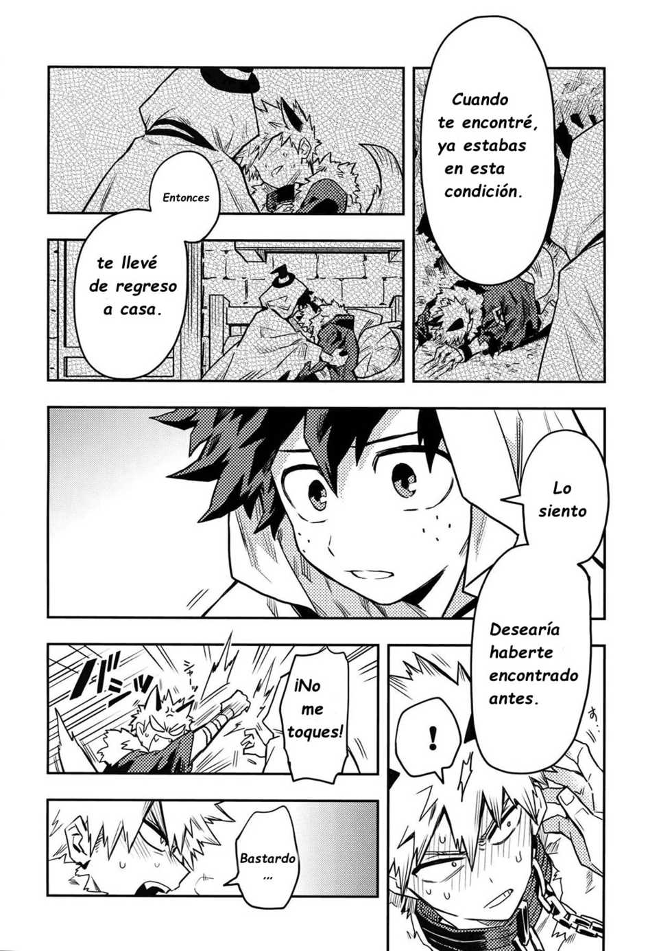 (Douyara Deban no Youda! 14) [Kometubu (Rittiri)] SEE YOU IN NIGHTMARE (Boku no Hero Academia)  [Spanish] {Atsuko_Shiori} - Page 7