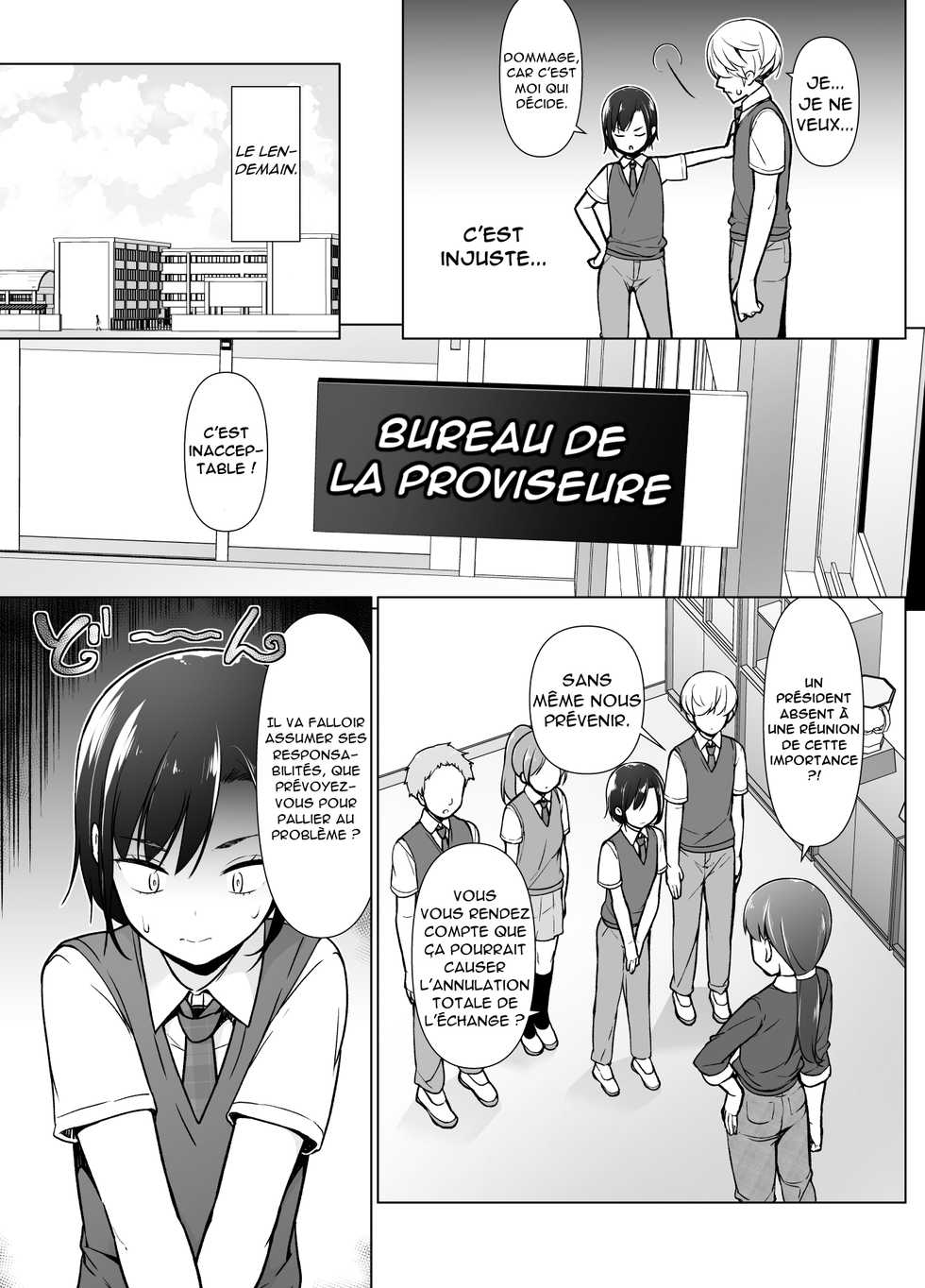 [Yuruyakatou] Gouman Seitokaichou ga Josou o Shitara [French] - Page 6