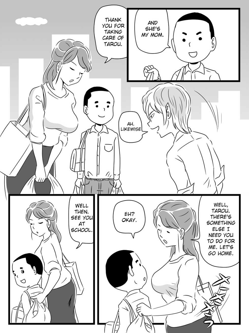 [Momoziri Hustle Dou] Toshiue Killer no Tomodachi ni Kaa-san o Netorareta Hanashi | A Story About My Milf-Killer Friend Who Cucked My Mom [English] - Page 4